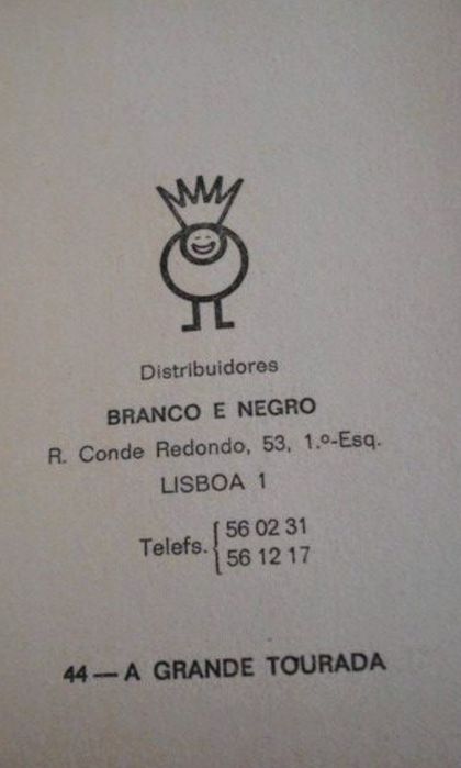 Livro de José Vilhena a grande tourada de 1970