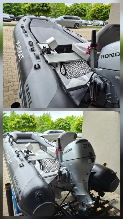 Gala A360D (2020) + Honda 20KM (2021) + Przyczepa. Zestaw zadbany