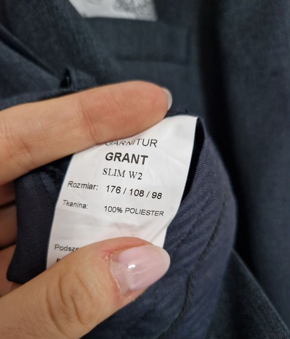 Garnitur męski 176/108/98 nowy bez metki