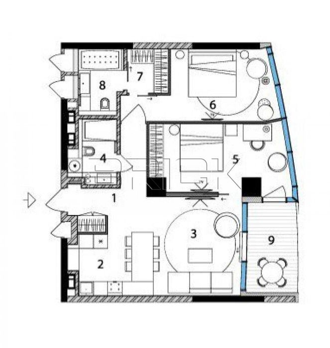 2-кімнатна квартира за адресою вул. Іоанна Павла II (площа 84 м²) - Atlanta.ua - фото 16