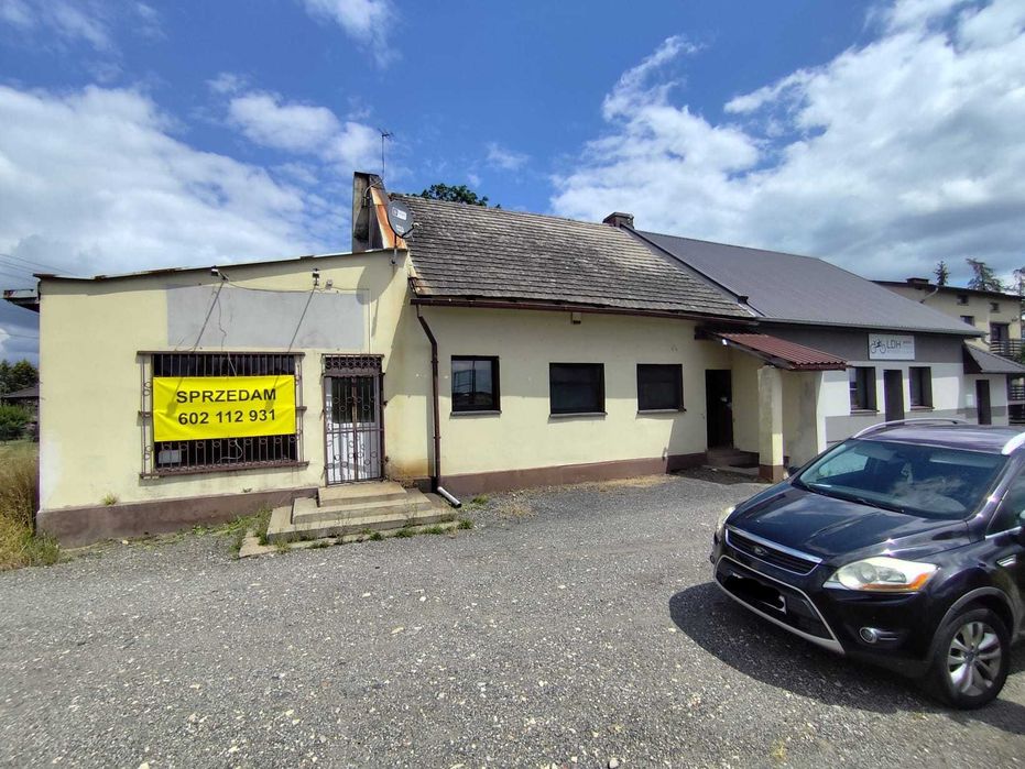 Budynek usługowo-handlowy 92 m² | Lisowice | DK46 | Dwa niezależne wejścia