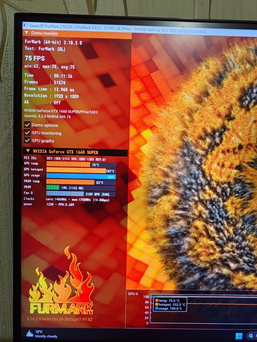 Відеокарта 1660 SUPER 6GB inno3d