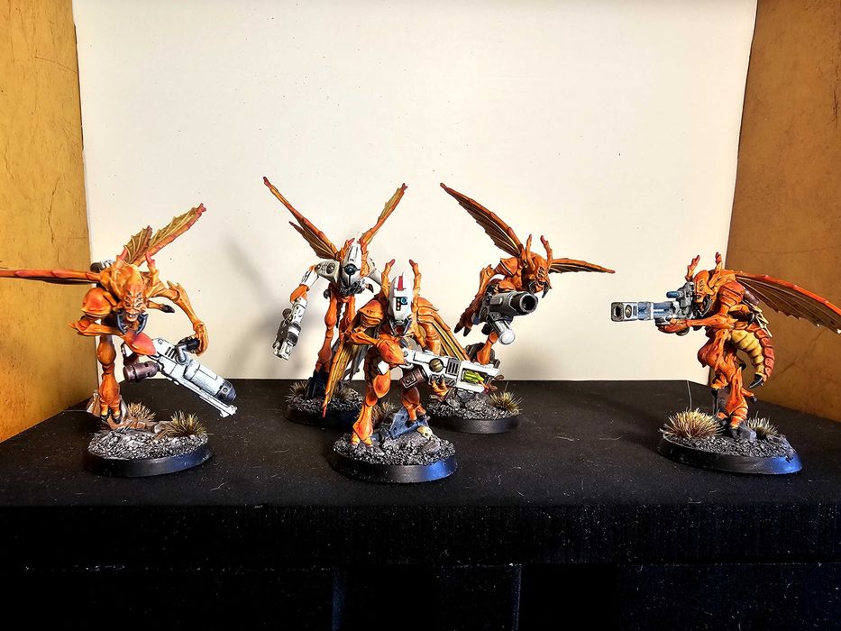 Kill team Vespid Stingwings pro painted
