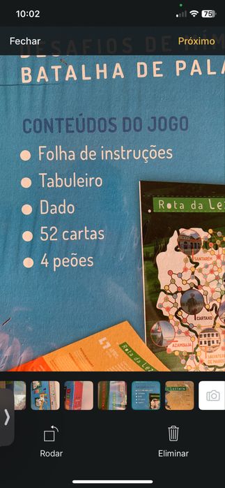 Jogo de tabuleiro- Rota da leziria