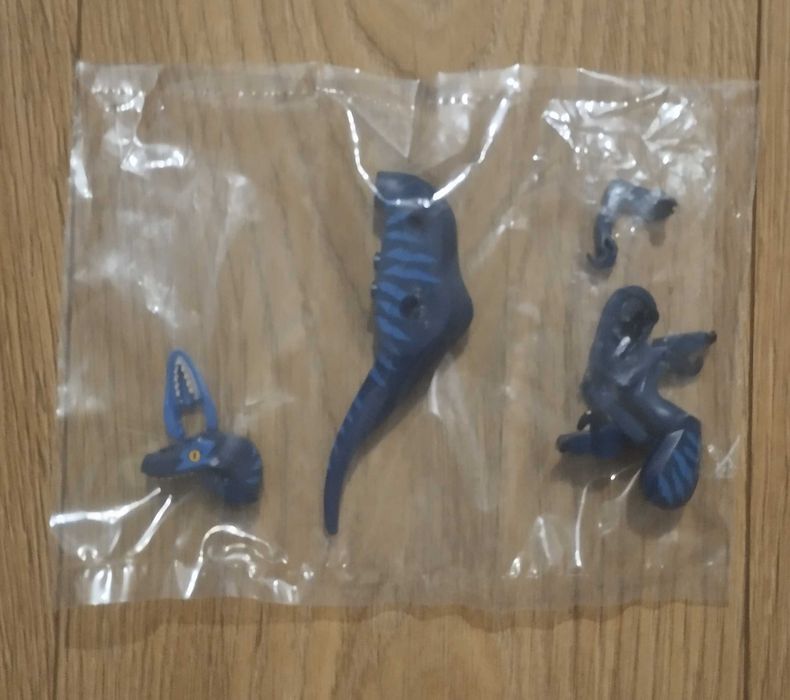 Lego Movie 2 dinozaur Raptor granatowy unikat