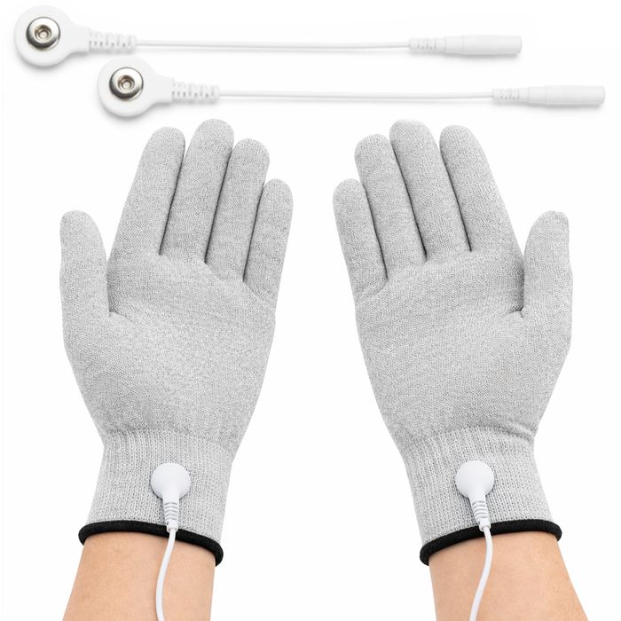 Rękawiczki Elektrody TENS EMS do Elektrostymulatora  Rozmiar L