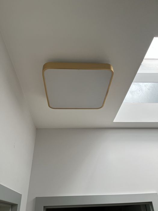 Plafon LED 4000K złoty kwadratowy Sierra Zuma Line