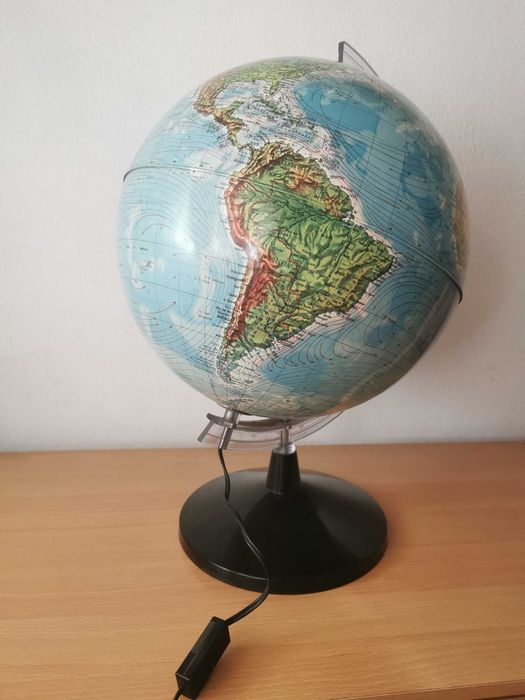 Candeeiro Globo c/Pé em acrílico preto