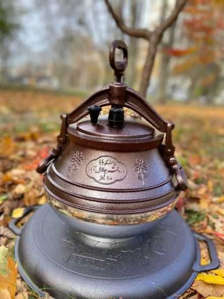 Казан комбiнований з алюмiнiю 12 л для дома, кемпiнга