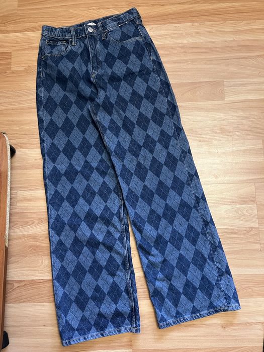 Джинси білі карго палаццо кльош штани лосини nike Zara next