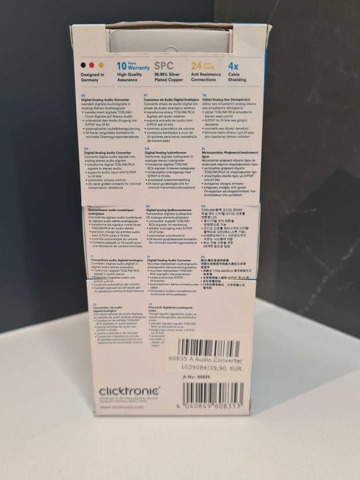 Conversor de áudio digital/analógico