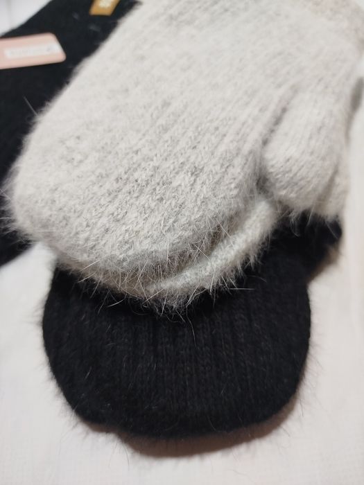 Рукавиці, рукавички ангора, ангорка /кролик, теплі зимові жіночі