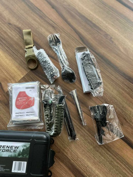 Zestaw Survivalowy 32w1 Niezbędnik Multitool Survival + WALIZKA NOWY