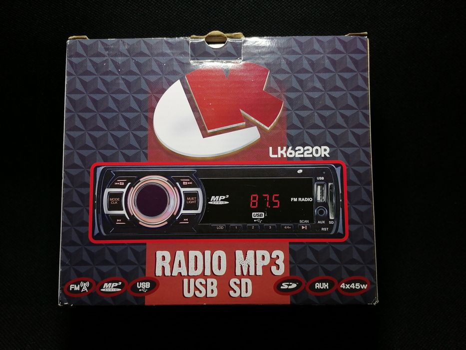 K - Rádio MP3 USB SD