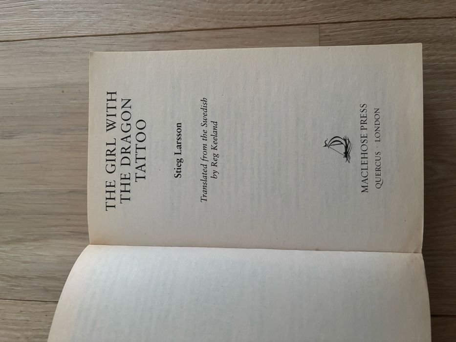 The girl with the dragon tattoo - Stieg Larsson język angielski