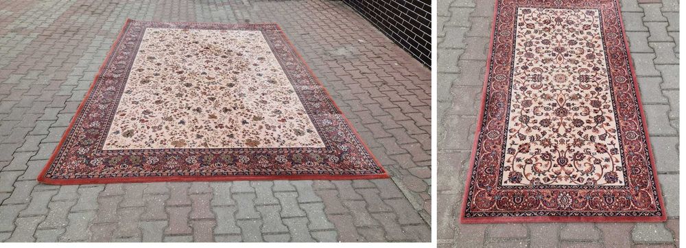 Dywan 245x350  antyk barok 100% czysta wełna do salonu NADIR /FARSISTAN 83X160