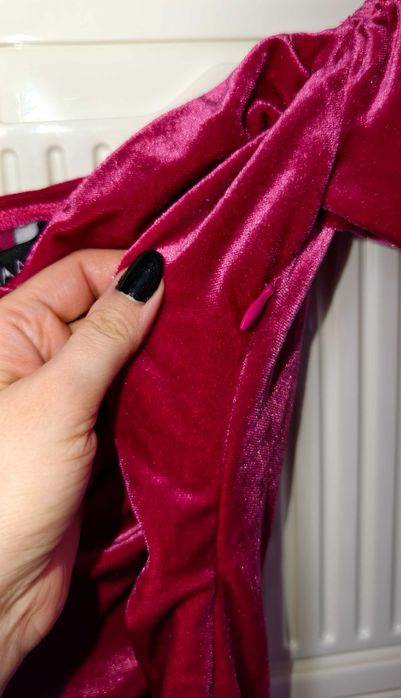 Велюровое платье plt xs