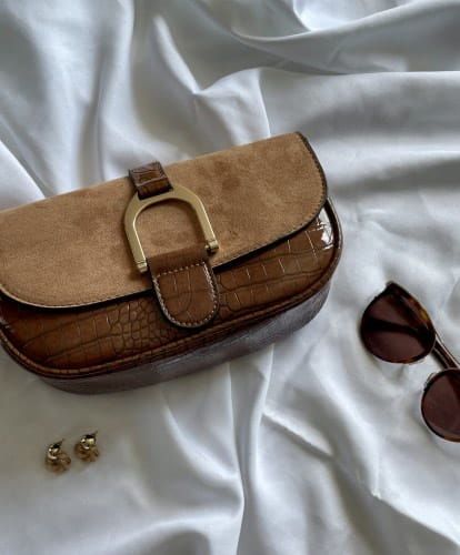 Torebka light brown/black [Kolor: Brązowy]