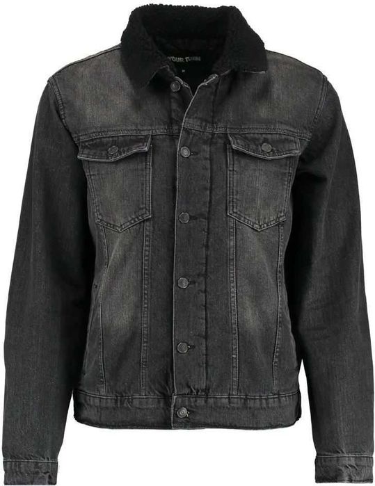 Мужская стильная джинсовая утепленная куртка деми your turn