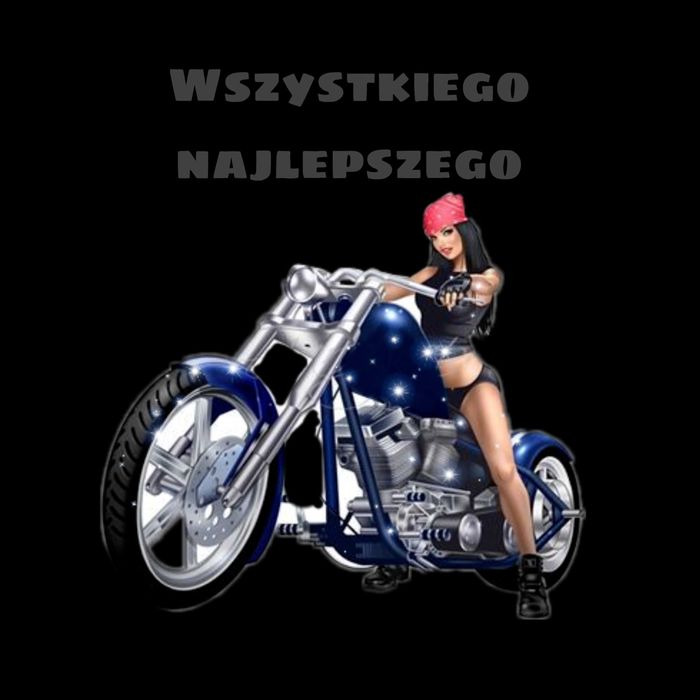 Opłatek na tort Urodziny Motor Harley Davidson Yamaha Wsk
