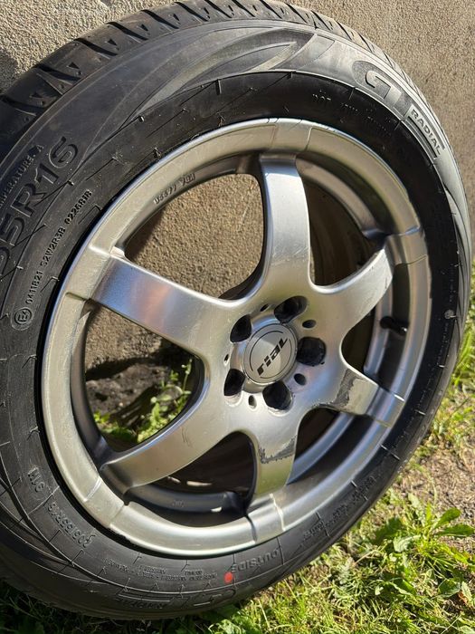 Komplet kół aluminiowych RIAL 16" z oponami letnimi – 4 szt