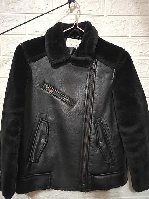 Зимняя дубленка на девочку