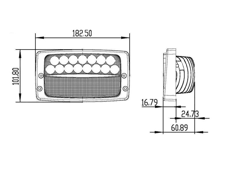 Lampa robocza Led Fendt, Massey Ferguson i inne