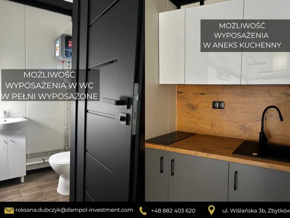 Nowoczesny pawilon / kontener 6×3 – przestrzeń dla Twojego biznesu