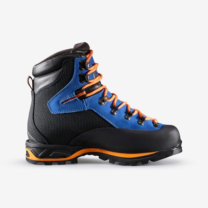 BOTAS DE ALPINISMO Couro e borracha Vibram® HOMEM AZUL