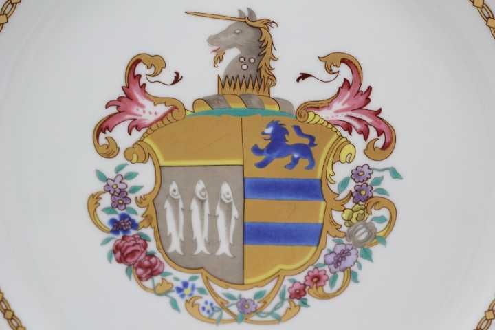 Prato Vista Alegre Brasão de Armas "Kitson Gregory"  Lim 250