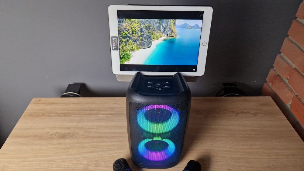 Zestaw do karaoke głośnik Bluetooth Mikrofony do karaoke