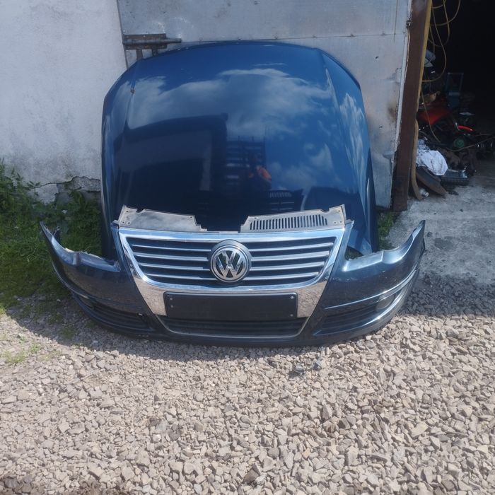 Volkswagen passat B6 zderzak maska błotniki lampy przód lc5f