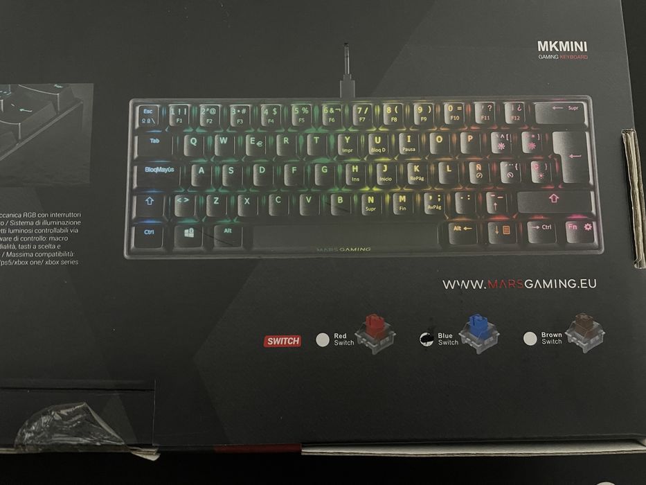 Teclado mecânico MarsGaming