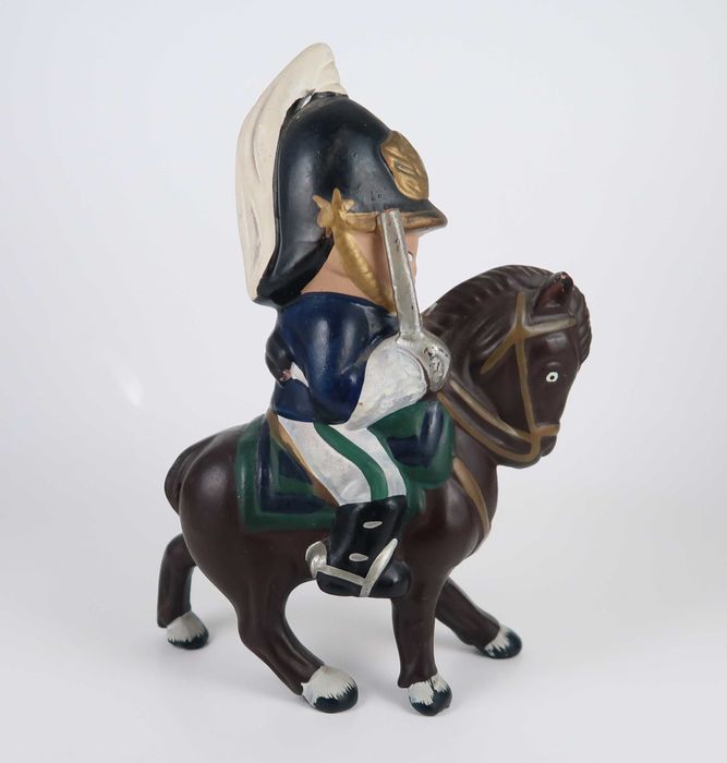 GNR a cavalo - figura antiga em faiança