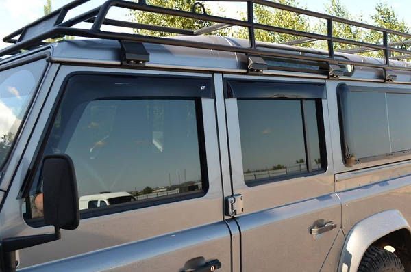 Вітровіки (дефлектори вікон) Defender 110 (1983-2016) - комплект 4 шт
