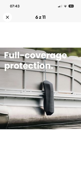 Odbijacz do łodzi pontonowych,katamaran, Premium 2szt