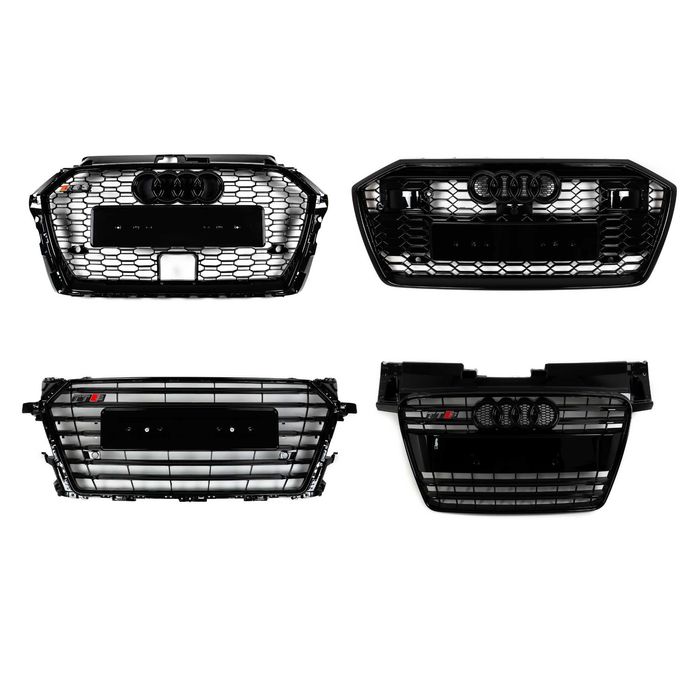 решетка Audi Ауді Ауди tt rs s a3 a6 a5 q5 a4 a1 q7 q3 q5 ABS-ПЛАСТИК
