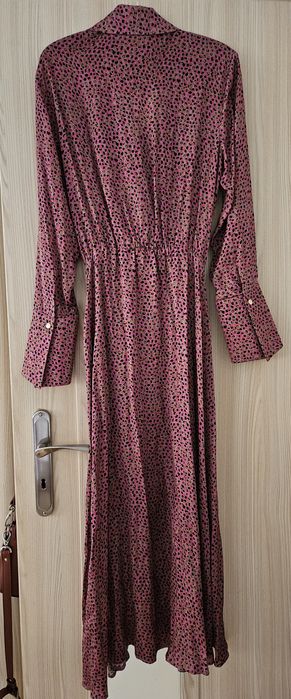 Reves Jolie panthera sukienka midi maxi rozporek M 38