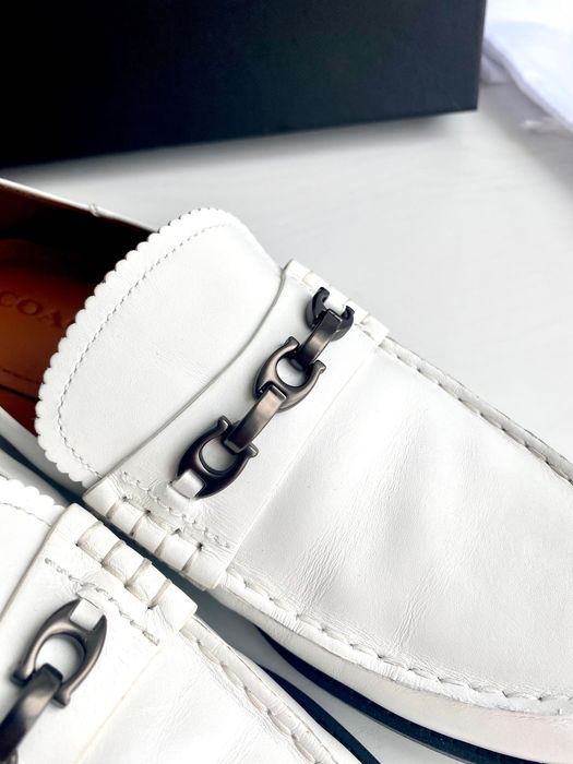 Женские кожаные лоферы COACH кожа оригинал жіночі лофери шкіряні туфлі