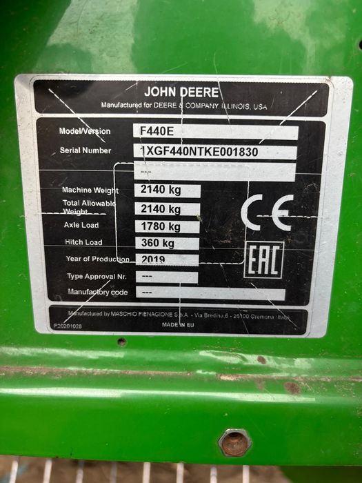 Prasa John Deere rok 2019