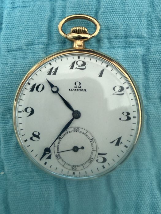 Relógio de Bolso de Ouro Omega