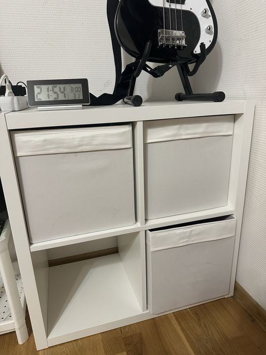 Regał Kallax Ikea 77x77 biały