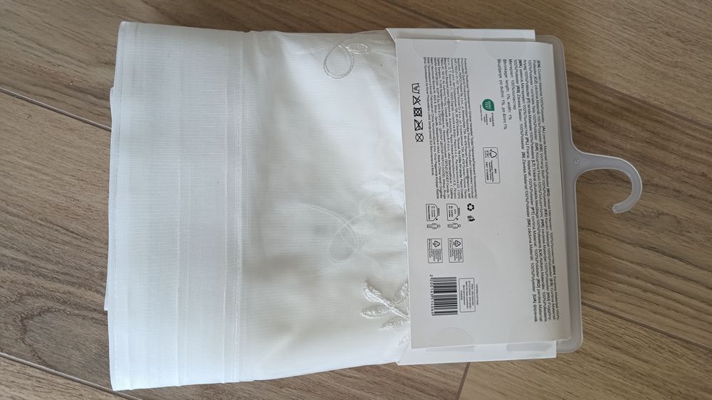 Firany 2szt prowansalska lawendowa kolekcja Pepco 140x250