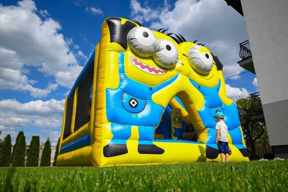 Wynajem Dmuchańców Duża Zjażdżalnia + Minionki