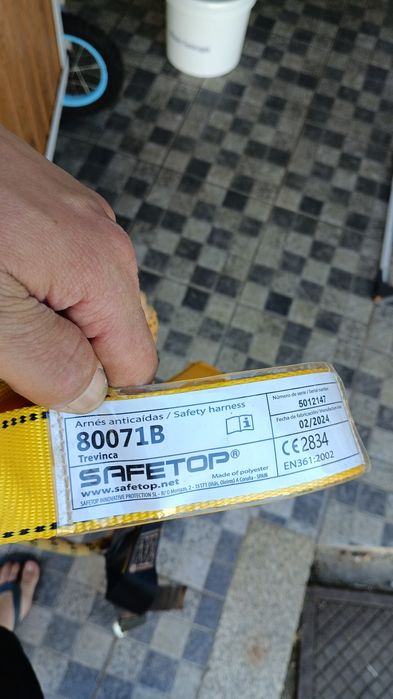 Arnês de segurança 2 corda 30metros