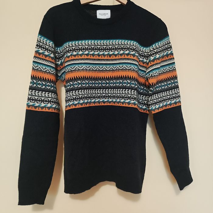 Pull&Bear- sweter męski r. S