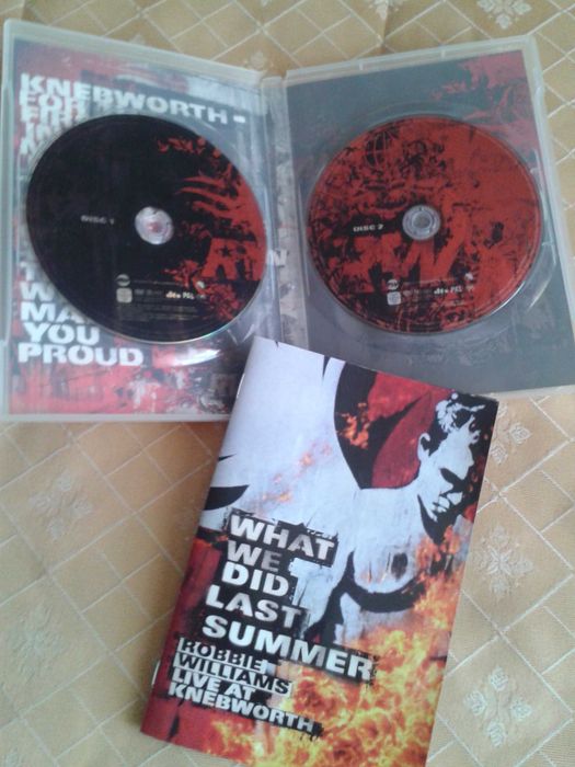 DVD musical duplo de ROBBIE Williams + oferta