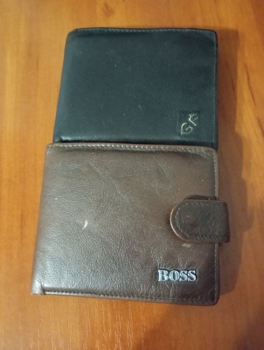 Кошелёк мужской кожаный Boss Ferre 2 шт