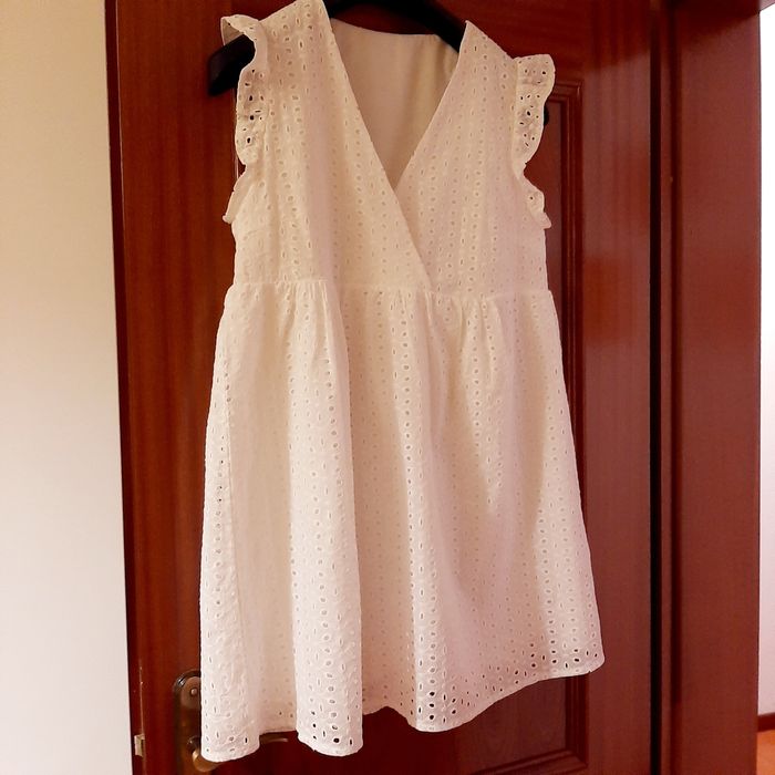 vestido branco M novo