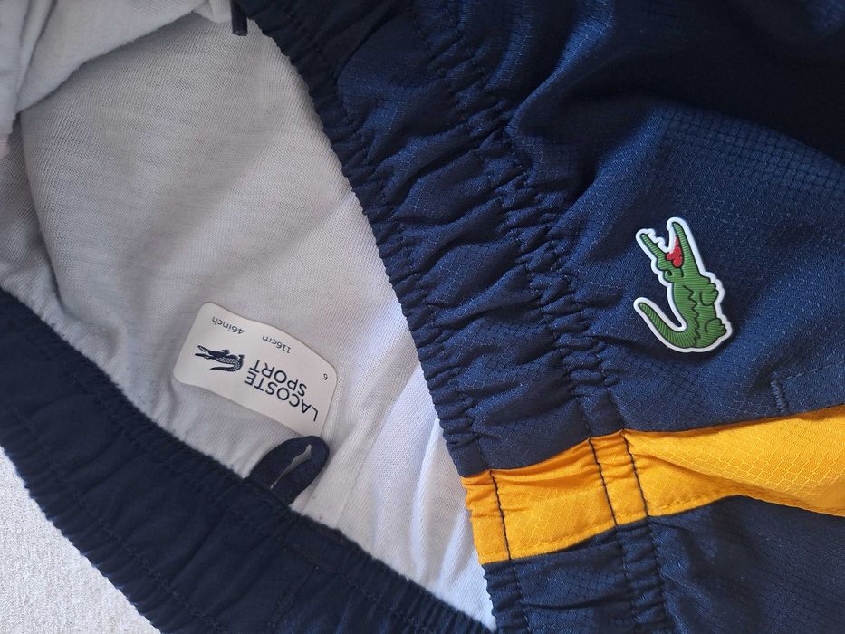 Zestaw ubrań Lacoste Ralph Lauren 116 spodnie koszula polówka